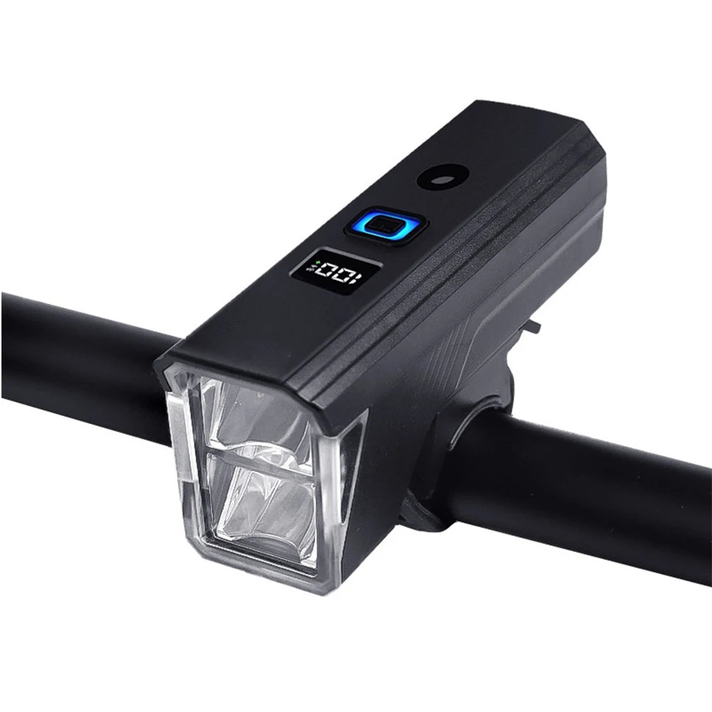 USB Rechargeable MTB & Road Bike LED Headlight – 2000 Lm Bicycle Headlight Vue Black China Mainland
