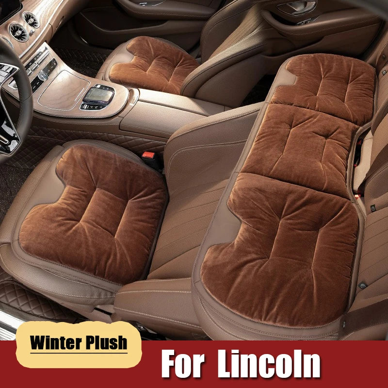 RAYFONE Flannel Car Seat Cushion Anti-Slip Winter Warm Pad Car Seat Cushion Vue