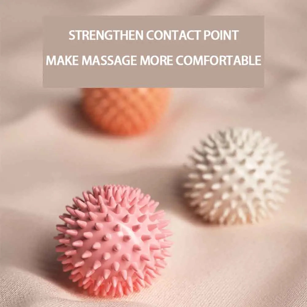 Spiky Hedgehog Massage Ball Deep Tissue Trigger Point Myofascial Release Muscle Pain Relief Yoga Shoulder Neck Foot Relaxation Vue