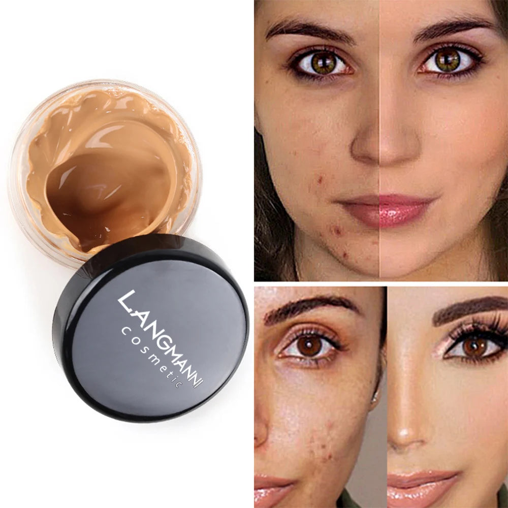LANGMANNI MUTI-COLOR Concealer & Foundation | Full Coverage, Moisturizing, Brightens Skin Tone | Long-Lasting, Non-Cakey Finish Vue