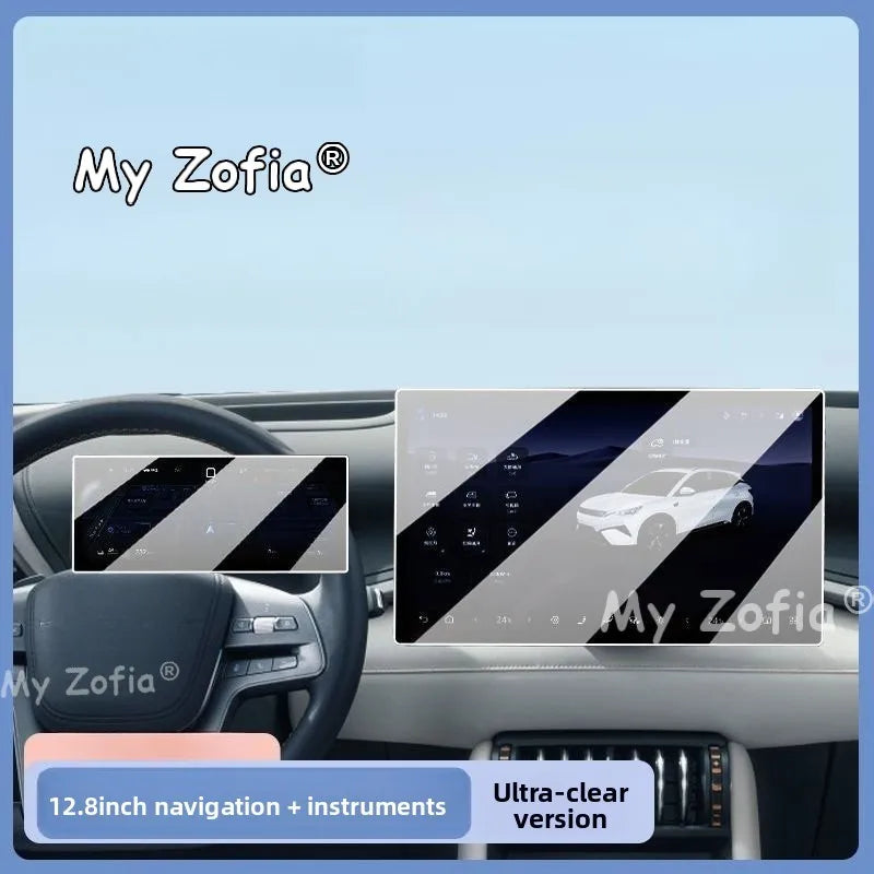 For BYD Atto 3 2026 High Transparency Anti-Burst Tempered Glass Screen Protector for Car Center Console Navigation Accessories Vue C