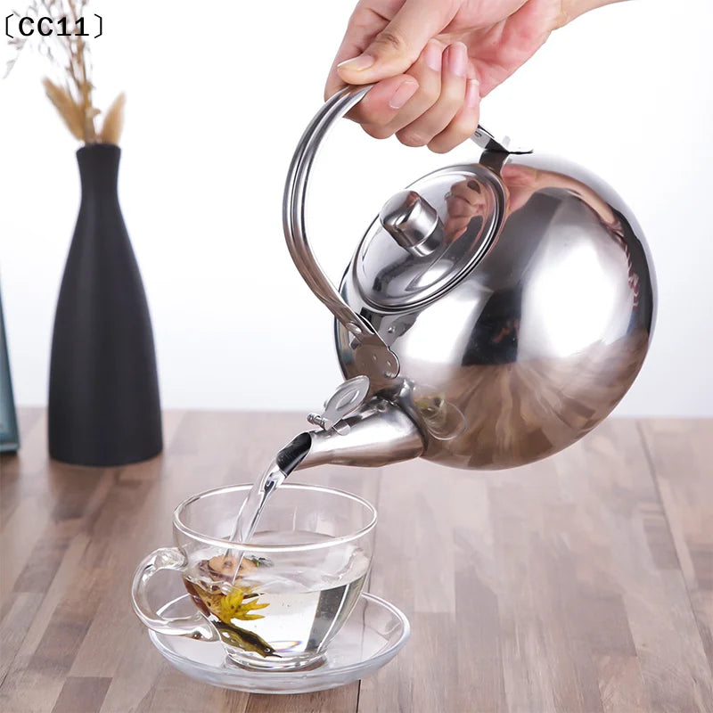 Stainless Steel Water Kettles Teapot Infuser Filter Coffee Kettle