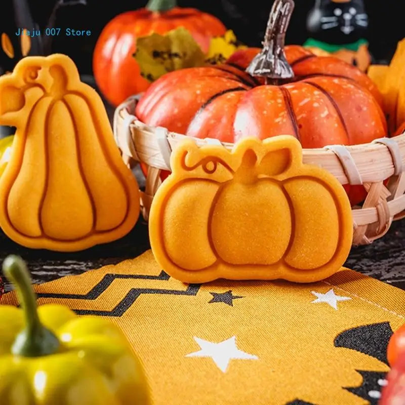 8-Pack Cat Cookie Cutters & Biscuit Molds | Halloween Baking Cookie Mold Set Vue