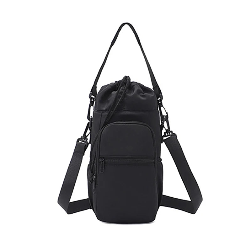 Portable Water Bottle Bag Adjustable Strap Thermal Mugs Insulated
