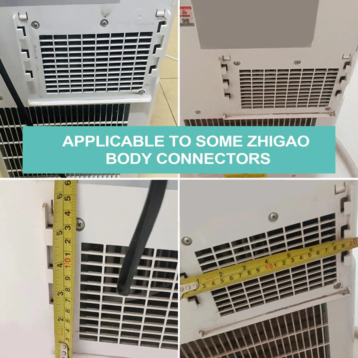 150mm AC Hose Coupler Air Conditioner Exhaust Vent Window Adapter With Clockwise Counterclockwise Threads Universal Connector Vue