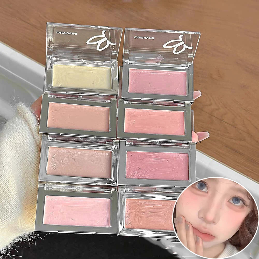 Monochrome Blush Portable Silky Cream Multipurpose Blush Concealer Long Lasting Nude Natural Brighten Skin Tone Makeup Cosmetic Vue