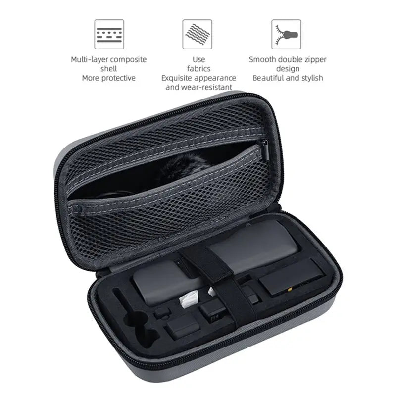 Hot-1 Piece Hard Shell Carrying Case Camera Storage Bag For DJI Pocket 2 Handheld Electronic Equipment Drone Accessories Vue