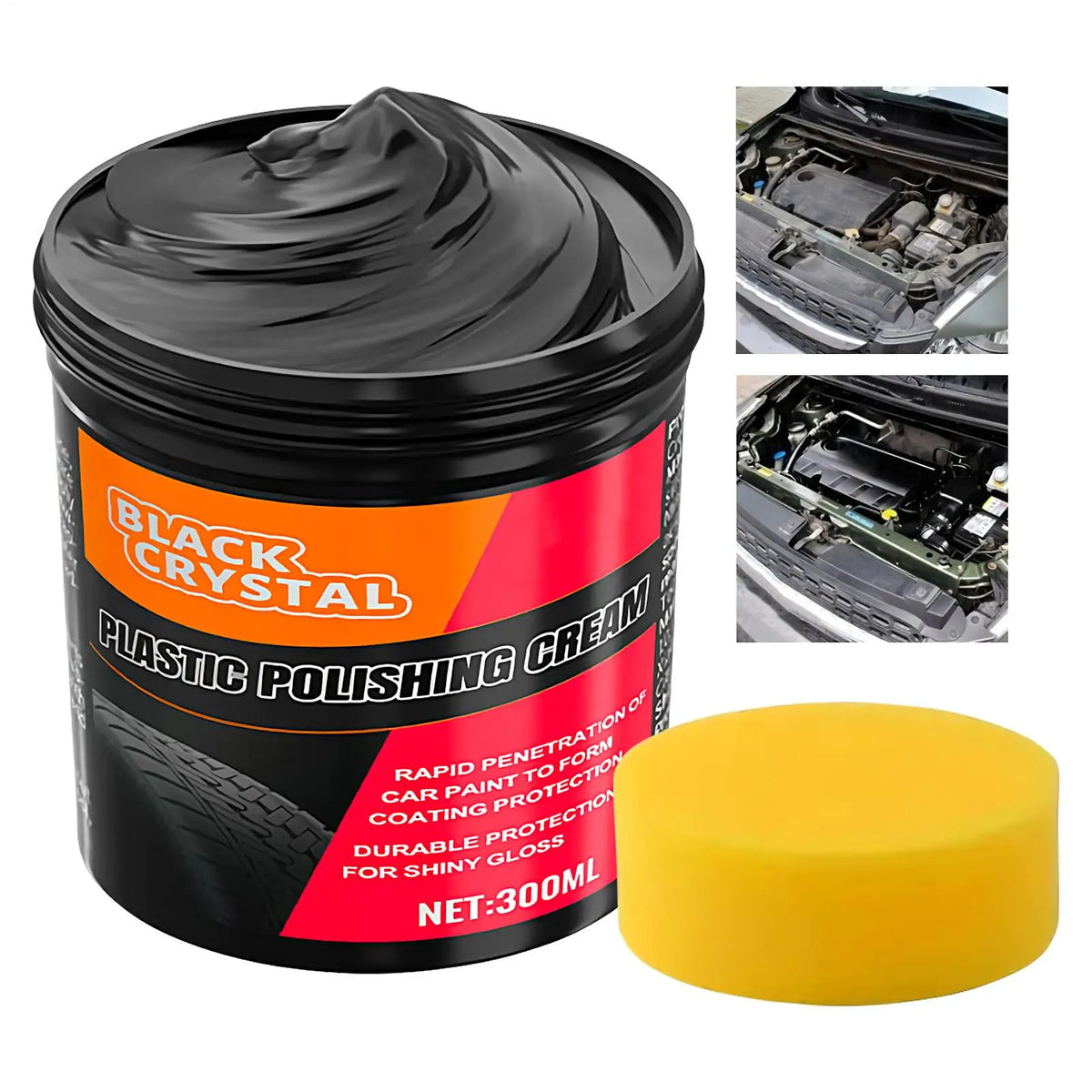 300g Repair Polishing Wax Car Leather Maintenance Wax Paste Cleaner for Minor Scratch Repair Plating Parts Metal Detailing Vue