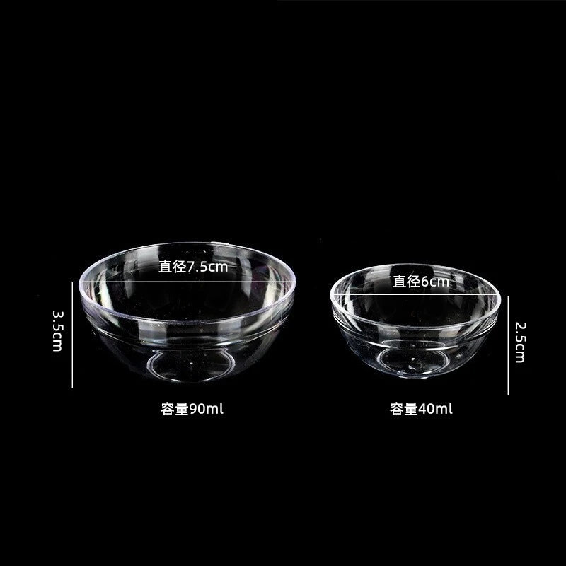 5 Pcs Container Skin Care Tools Cream Lotion Holder Essential Oil Bowl Cosmetic Mix Bowl Facial Mask Prep Measuring Bowl Vue