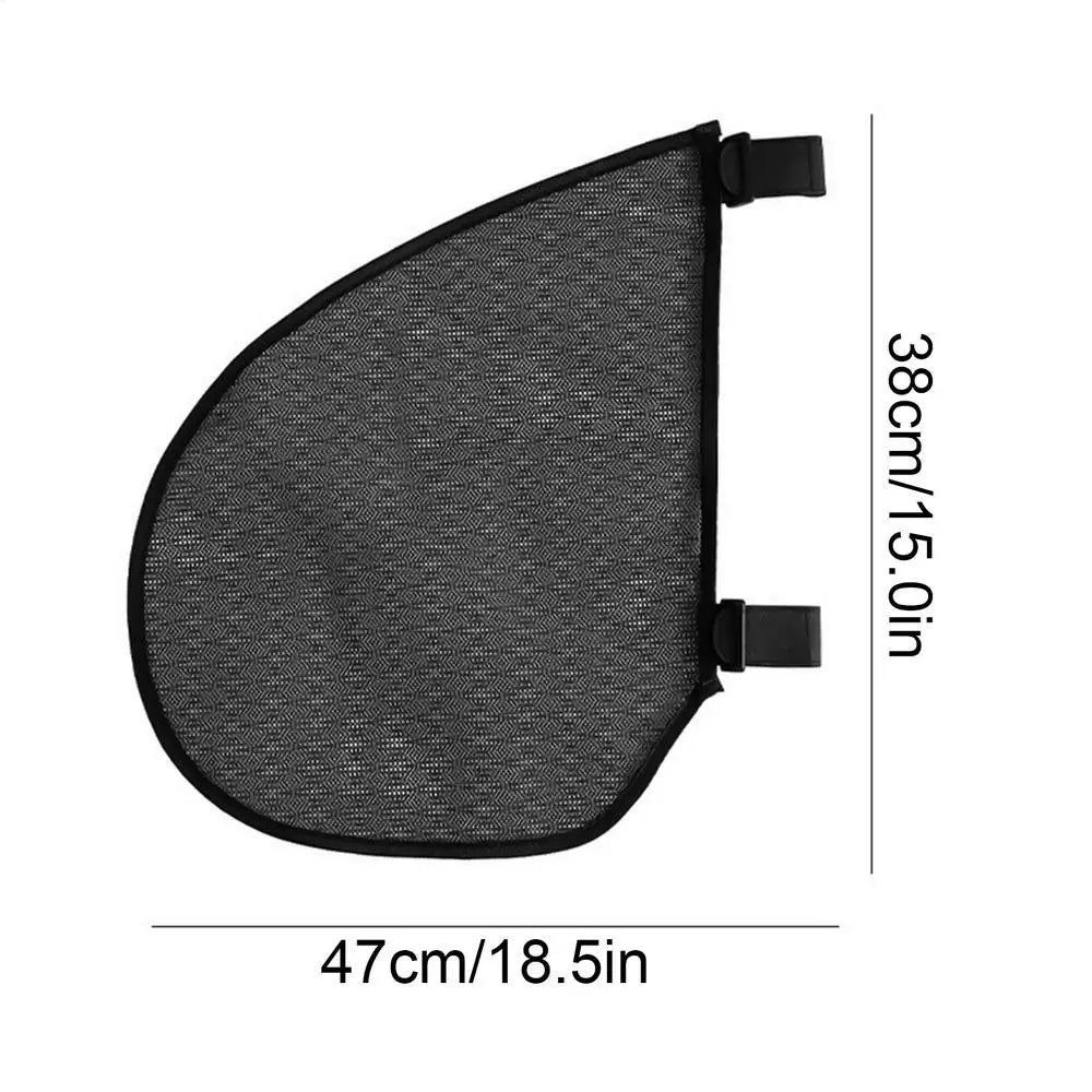 Stroller Sling Adjustable Straps Universal Non-Slip Side Sling Stroller Cargo Net for Travel Walking Outings Camping Picnic Vue Black