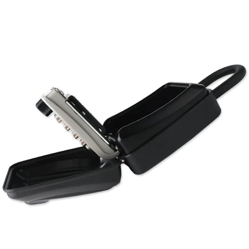 High-quality Black/Grey Hook Key Safe Box Waterproof Anti-theft Metal Shell With 12 Digits Code Key Storage Home Garage Office Vue