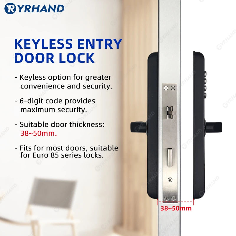 Mechanical combination Coded Lock Fire and Waterproof Digital Lock Password and Silding Lock Push button For garden Vue