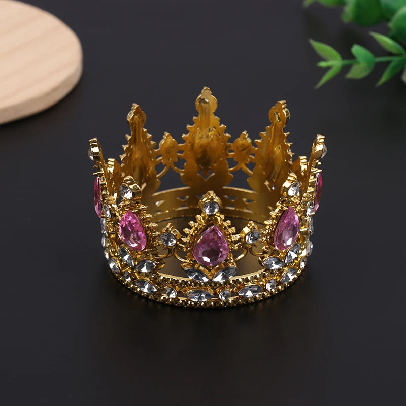1PCS Cotton Doll Retro Crown Headwear Korea Dolls Cotton Doll Crown For Baby Doll Dress Fashion Doll Accessories Vue A3