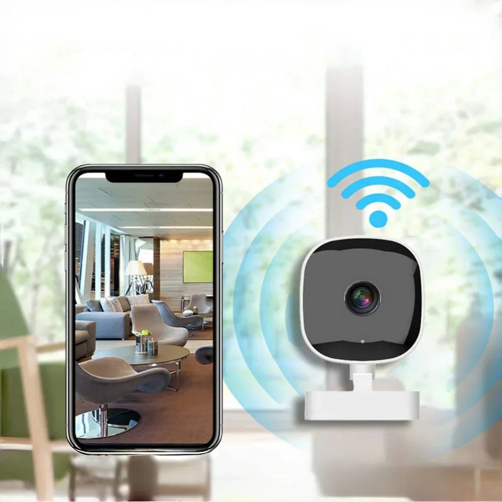Lenovo HD 4K Mini Security Camera Ip65 Waterproof Full Color Night Vision Motion 2 Way Audio Wifi Monitor Indoor Outdoor Vue Only Camera