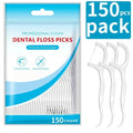 50/150/300/600Pc Ultra Thin Dental Floss Stick Disposable Portable Interdental Picks Deep Clean Teeth Gap Travel Daily Oral Care Vue 150pcs