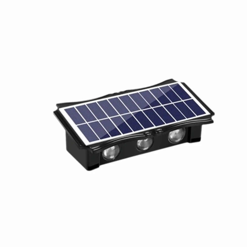 Up and Down Luminous Solar Wall Lamp Modern Minimalist Waterproof Wall Lamp Spotlight Dimming Rustproof Vue