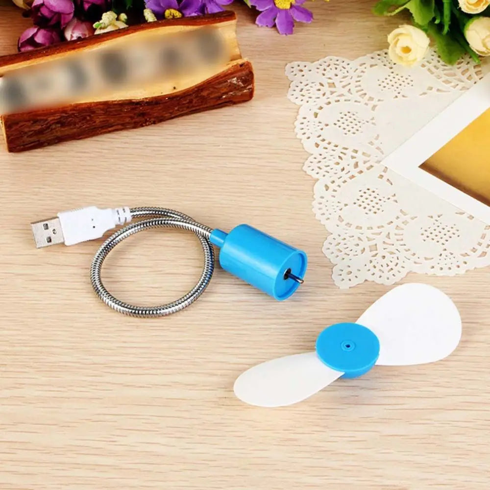 Creative Silent Computer Soft Leaf For Home Bendable Freely Ventilador Electric Fan Air Cooler Snake Fan Vue