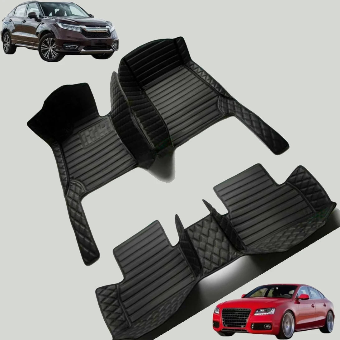 PU-leather waterproof Custom Car Floor Mats For BMW 6er Convertible F12 F06 Coupe F13 BMW 6GT G32 Auto Carpets Foot Coche liners Vue