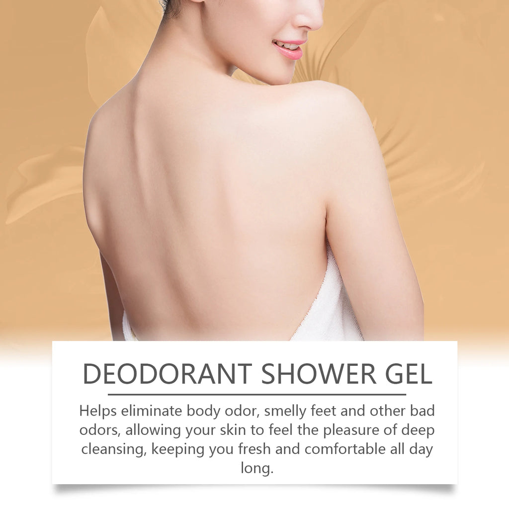 OCEAURA Persimmon Deodorizing Shower Gel Odor Remover Sweat Stains Body Cleaning Lasting Fragrance Smoothing Nourish Body Wash Vue