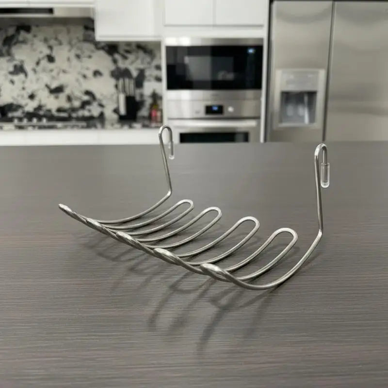 Wall Mounted Stainless Steel Soap Dish Drainer with Sink Caddy for Sponges Ideal for Small Kitchen Spaces Vue