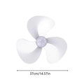 16 Inch Universal Fan Blade Replacement Electric Fan Leaves with Nut Cover 3 blades for Desk Office Dorm Home Indoor Use Vue B