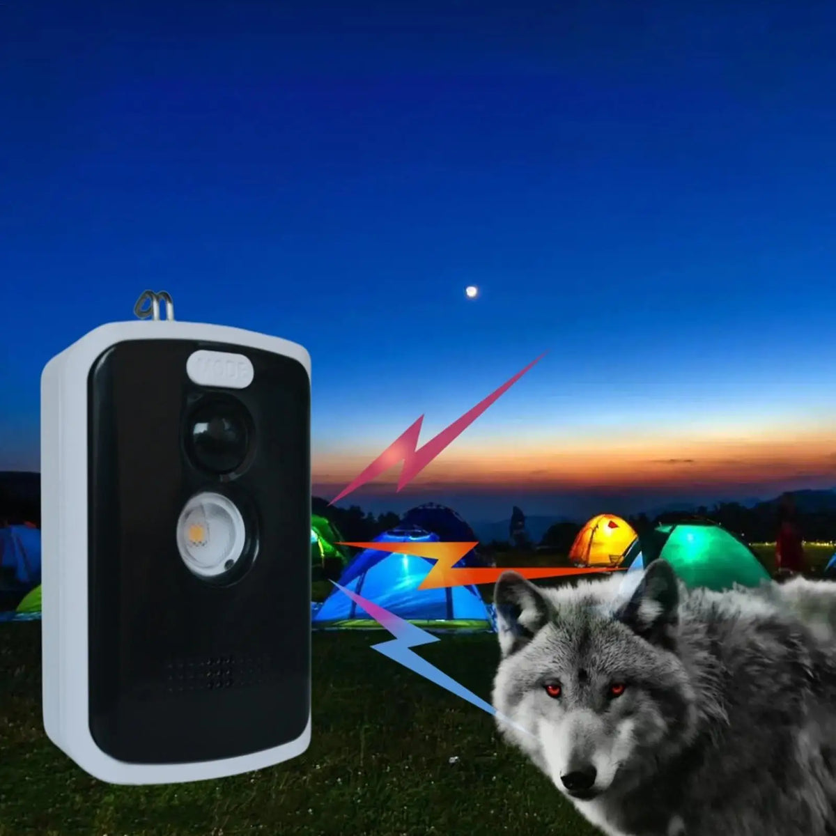 Wp02p Human Infrared Alarm with Remote Control Outdoor Camping Anti-animal Alarm Versatile Safety Defense Device Security Alarm Vue