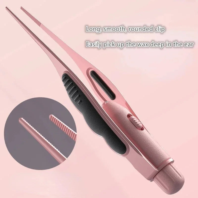 vvocci Earwax LED Wax Removal Tweezers Earpick Children Ear Cleaning Tool Adult Ear Vue