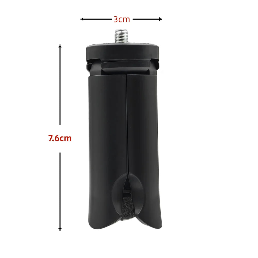 Mini Tripod Portable Table Stand Desk Tripods With 1/4'' Screw for Gopro Hero 13 12 11 10 9 8 Dji Action 5 4 Camera Phone Gimbal Vue