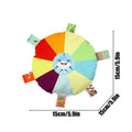 Colorful Squeaky Dog Toy with Elastic Rope, Interactive Soft Chew Toy for Indoor Outdoor, Pet Play Fetch Tug for Park Garden Vue A