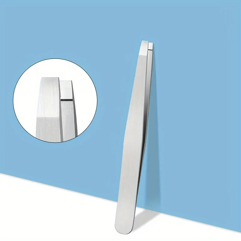 1Pcs Stainless steel eyebrow clip for men and women, high-precision tweezers, high-precision cell clip, acne clip Vue
