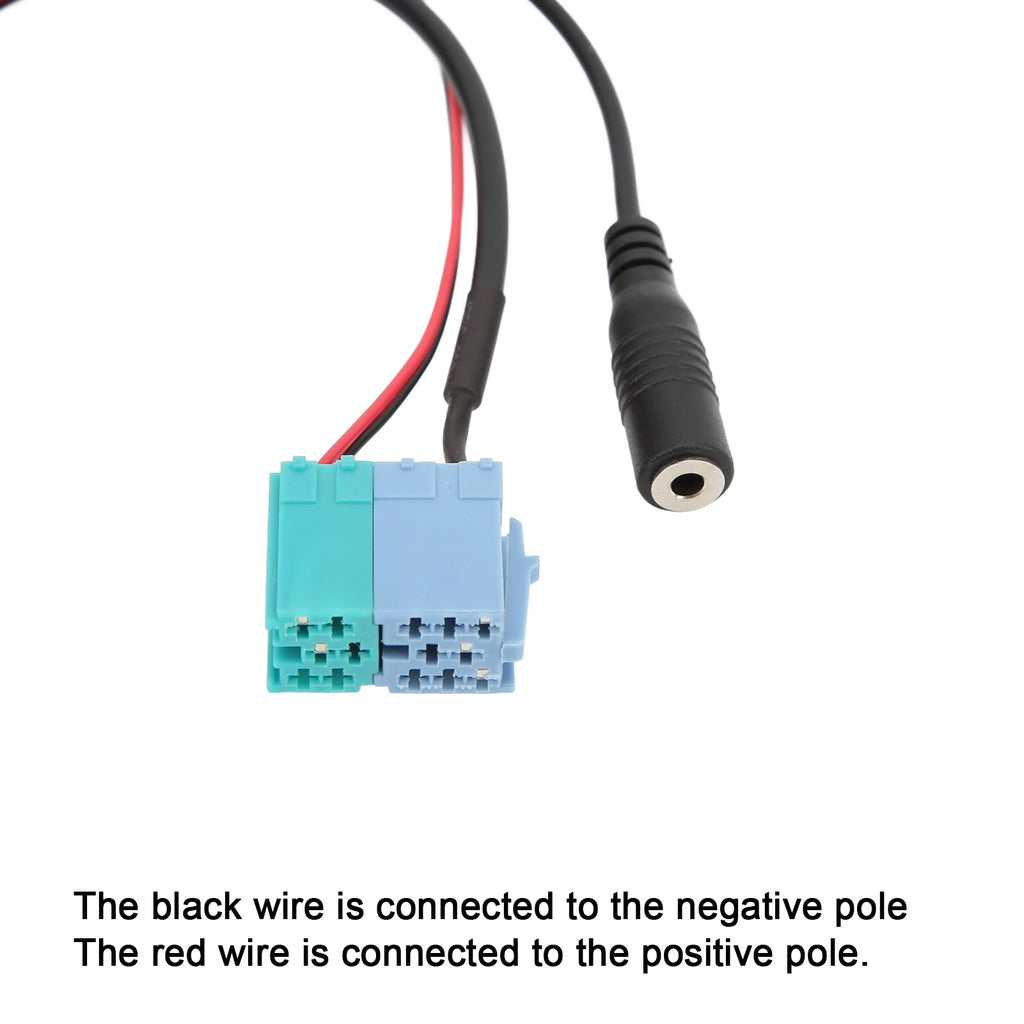 New 6+8 Pin Car Bluetooth Module AUX Adapter with Hands-Free Microphone Compatible with Post 2007 Radios Bravo Vue