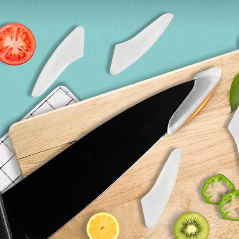 100Pcs Kitchen Knife Tip Cover Reusable Anti-cut Blade Protective Sleeve Waterproof Kitchen Tool Accessories Vue