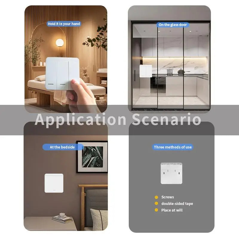 Wireless ON OFF RF433 Module Remote Control Light Switch 1/2/3 Gang Push Button Wall Light Switch For Light Bulb Chandelier Vue