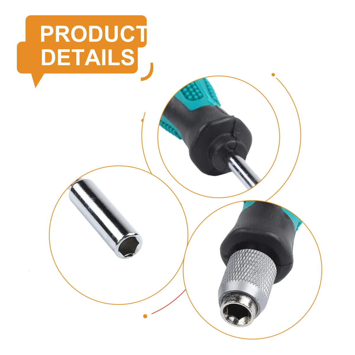 1/4" Hex Screwdriver Bit Holder Handle Set – 2pcs Self-Locking Screwdriver Bit Holder Vue