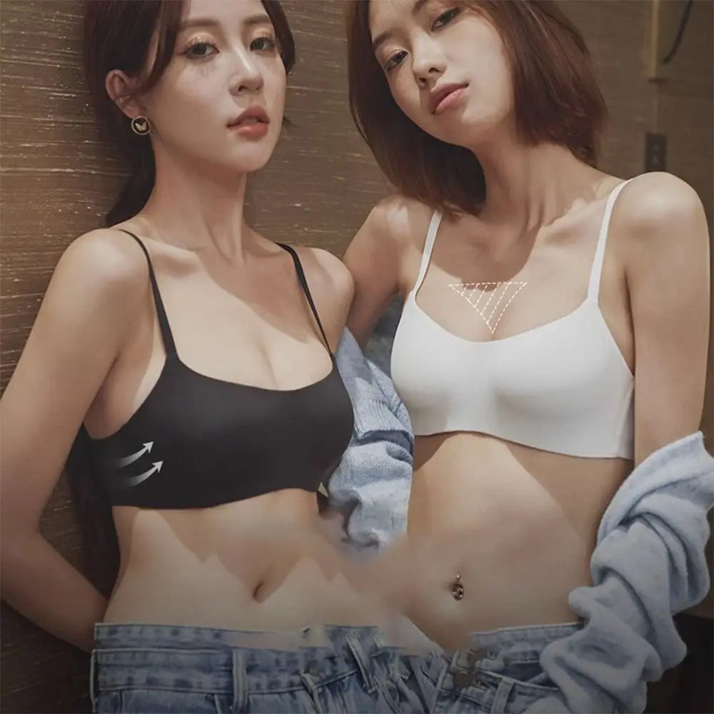 Polyester Wireless Underwear Soft Comfort Push Up Non-wire Beauty