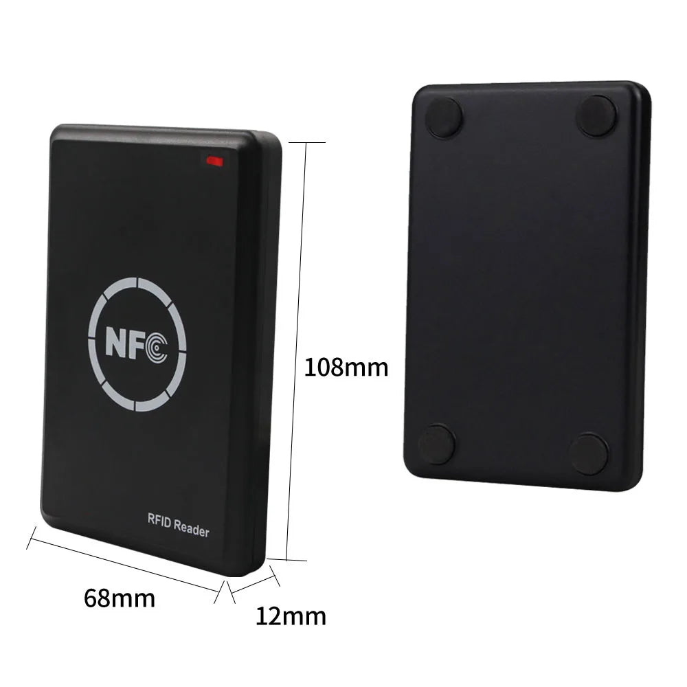 NFC PM4 Smart Card Key 125Khz+13.56Mhz RFID Decode NFC Copier ID Reader Writer Duplicator T5577 tag Tk4100 EM4305 UID card clone Vue