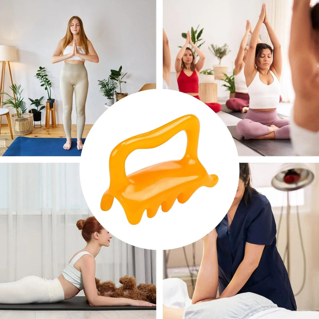 8 Point Manual Fascia Massage Tool Deep Tissue Large Massager for Back Body Family Friends Colleagues Portable Comfort Grip Vue