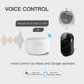 Tuya Smart WiFi LED Thermostat EU Plug Timer Outlet Heating and Cooling Mode 16A APP Remote Control Work with Alexa Google Home Vue WHITE