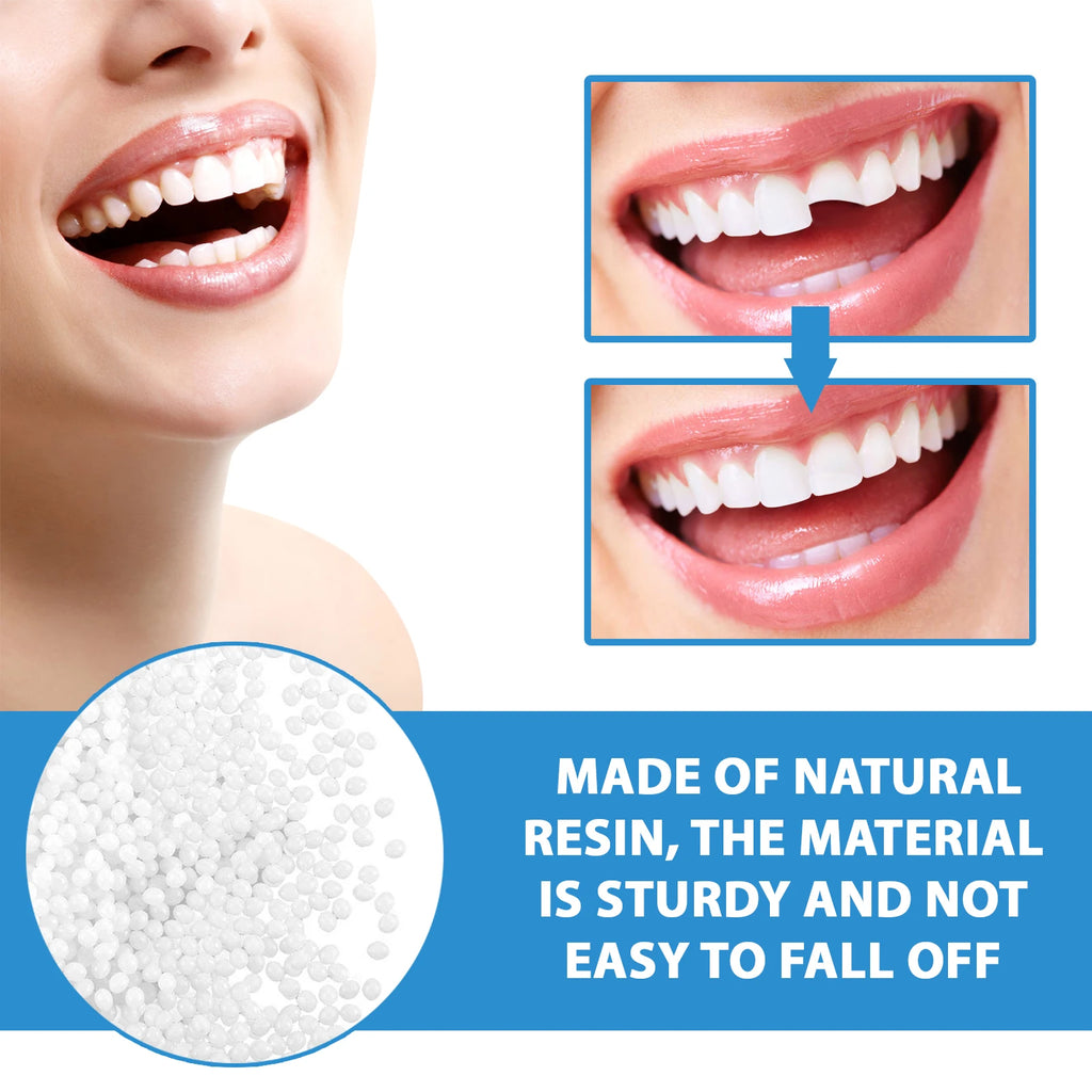 Temporary Tooth Repair Kit for Halloween Makeup, Fix Gaps, Cavities and Broken Teeth with Moldable Dental Resin Vue