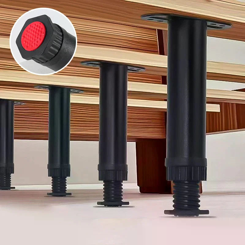 Telescopic Adjustable Bed Beam Support Furniture Legs Load Bearing Non-Slip Noise Reducing Base For Sofas, Bed Frames, Tables Vue