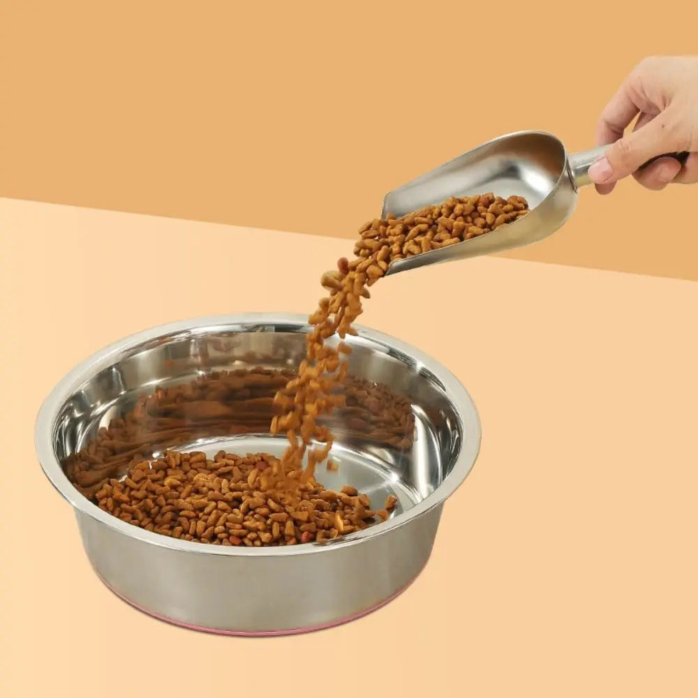 Silicone Bottom Dog Basin Anti-slip Stainless Steel Cat Dog Bowls Heat Resistant Extra Thick Cat Water Drinking Bowl Vue