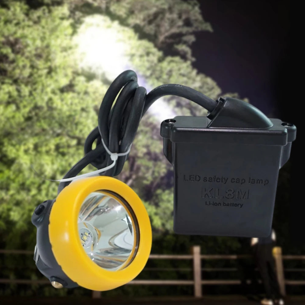 Rechargeable Super Bright Mining Headlamp – Waterproof LED Cap Lamp Mining Headlamp Vue