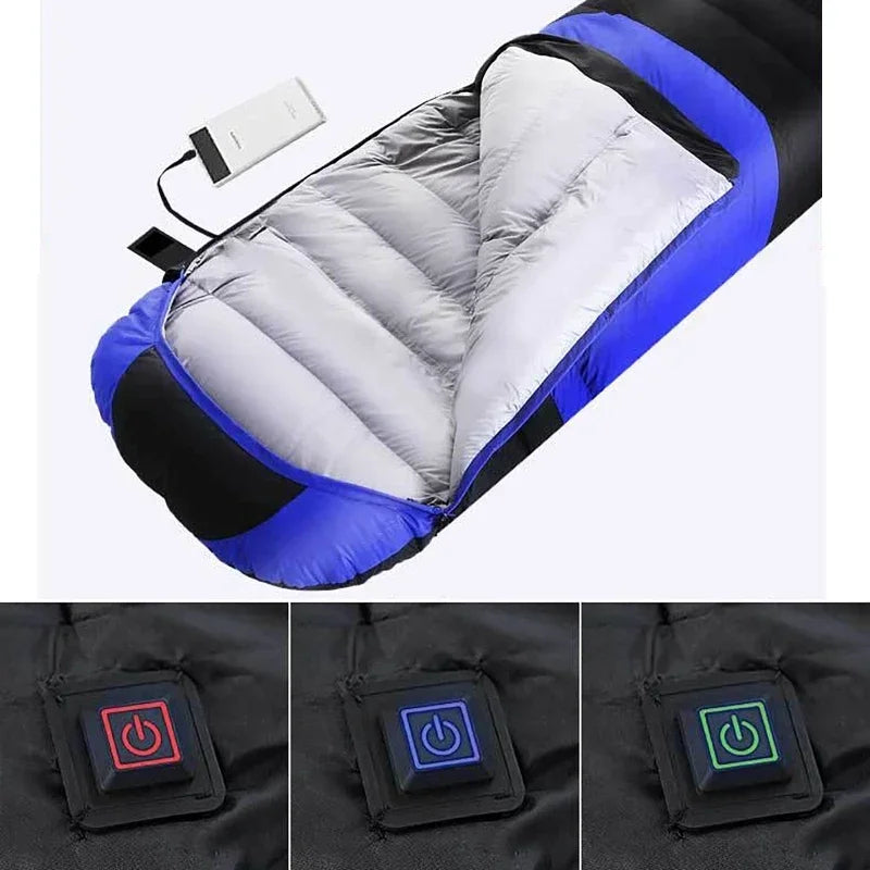 Electric Heated Sleeping Bag – 3-Level Warmth, Waterproof Electric Sleeping Bag Vue