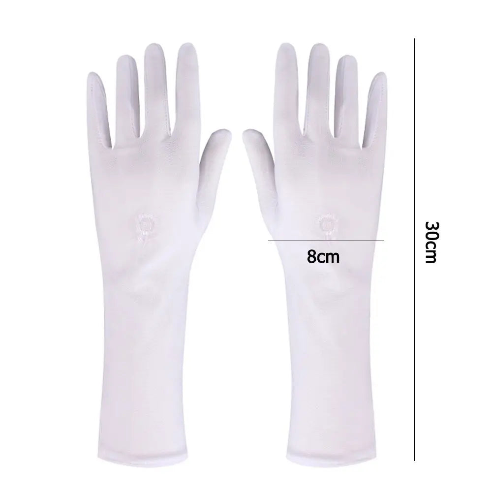Summer Spring Slip Resistant Thin Driving Gloves Etiquette Anti UV