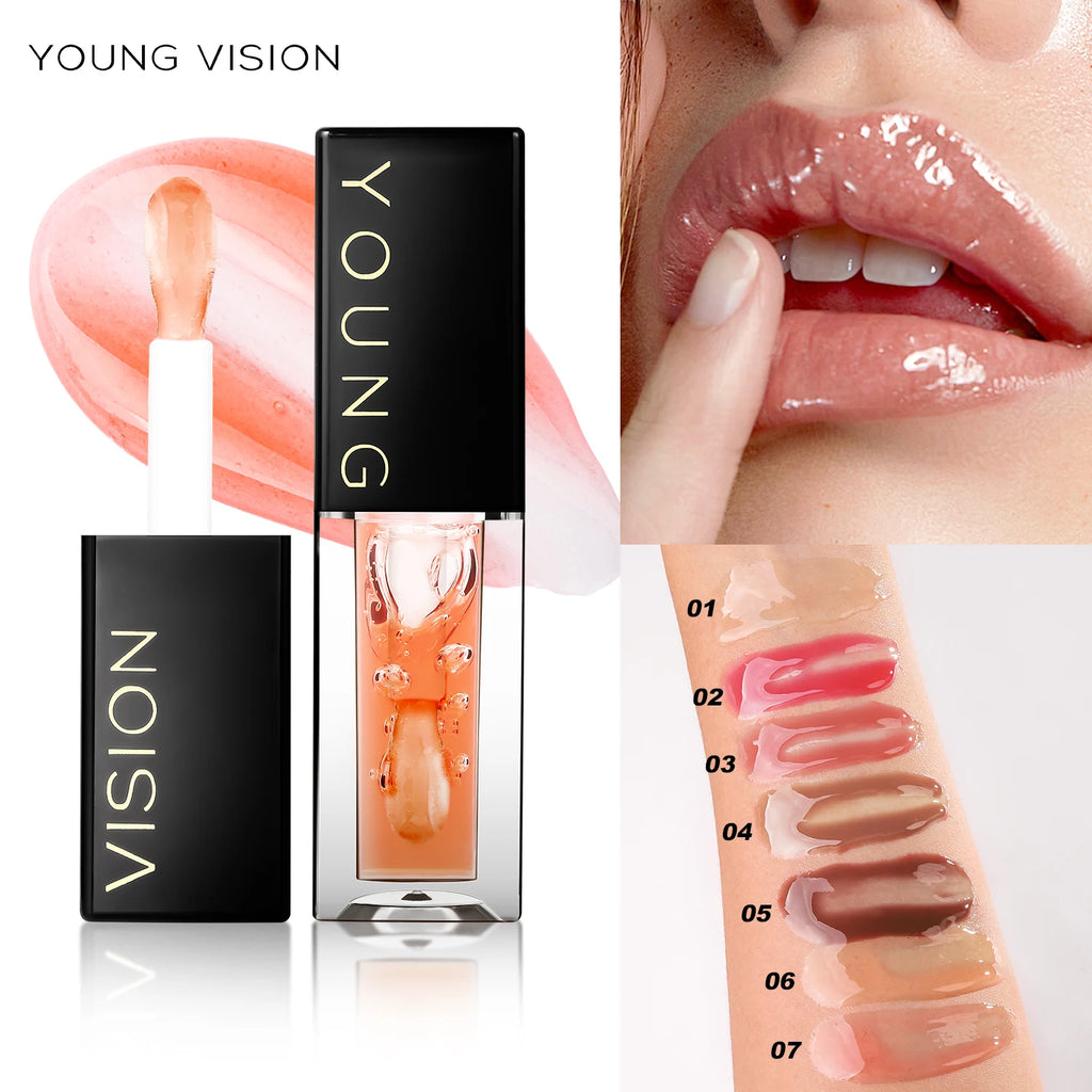 YOUNG VISION Moisturizing Lip Oil Set Plumping Lip Gloss Beauty Sensual Plumping Lip Gloss Oil Tinted Essence Set Vue