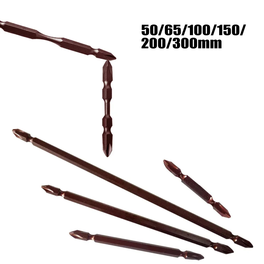2-Pack PH2 Magnetic Screwdriver Bits – 1/4" Hex, 50–300mm Screwdriver Bit Set Vue