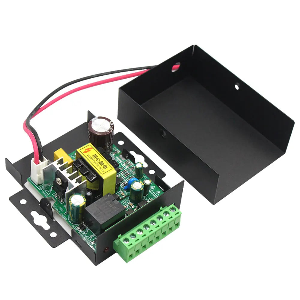 12V Electric Source Access Control Power Supply Control Relay Switch Adapter with 0/3/6s Time Delay For Door Entry Lock System Vue