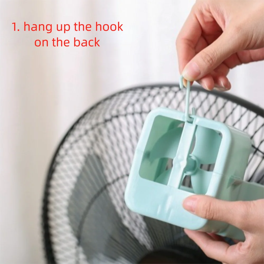 Hanging Fan Cooling Tool 4 Ice Cup Add Cubes Accessories Reusable