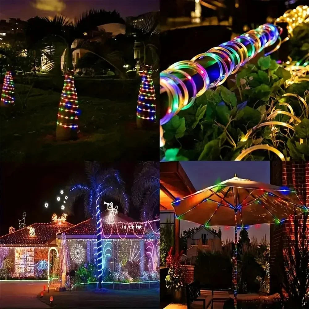 1PC LED 8-mode USB tube light,commercial street light with remote control,used for tree,party,decorative atmosphere lights ﻿ Vue