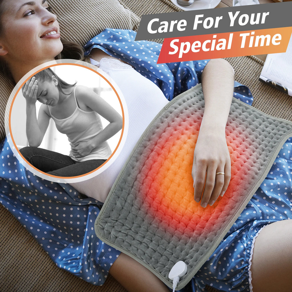 Electric Heating Pad Thermal Mat – Neck, Back & Body Warmer Electric Heating Pad Vue